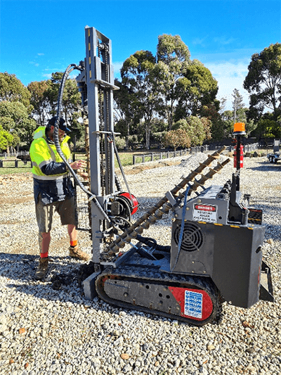 soil boring rig